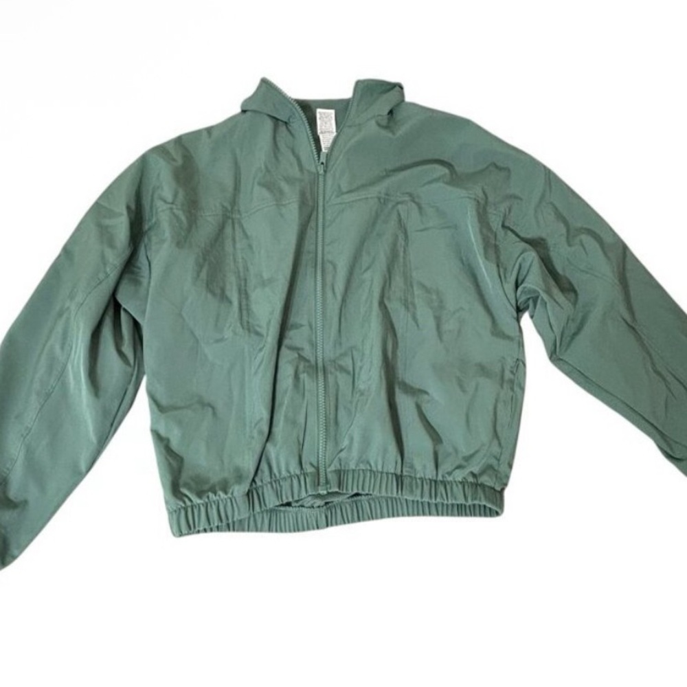 Victoria’s Secret PINK sage green bomber windbreaker jacket size M